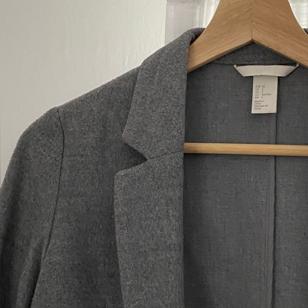 Long light gray coat